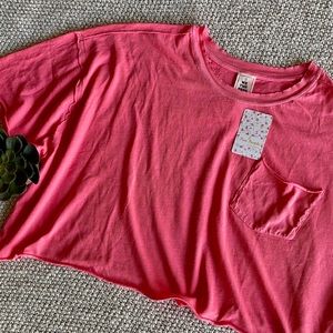 Free People Crop Tee
